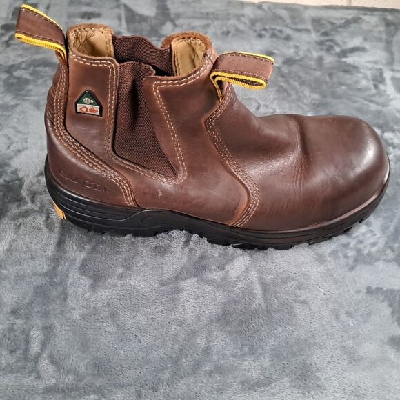 Dakota Men's Mid-Cut Aluminum Toe Comp Safety 6100 Work Boots Brown Size 9M - Picture 11 of 13